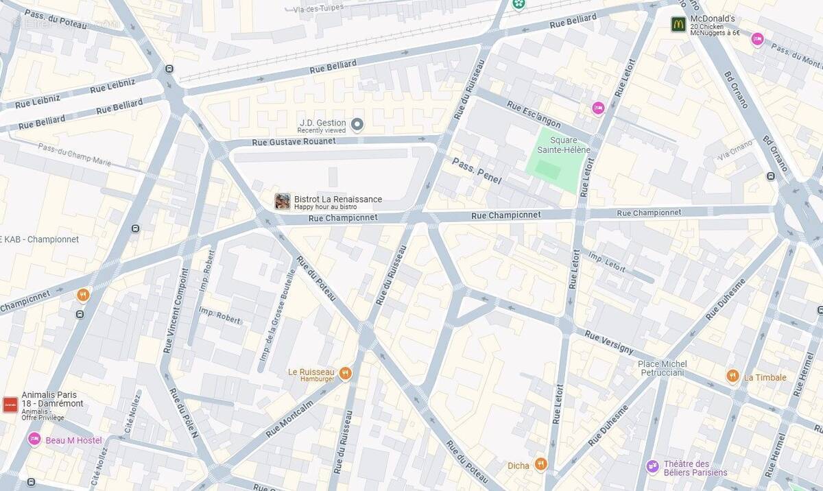 Commerce à PARIS-18E