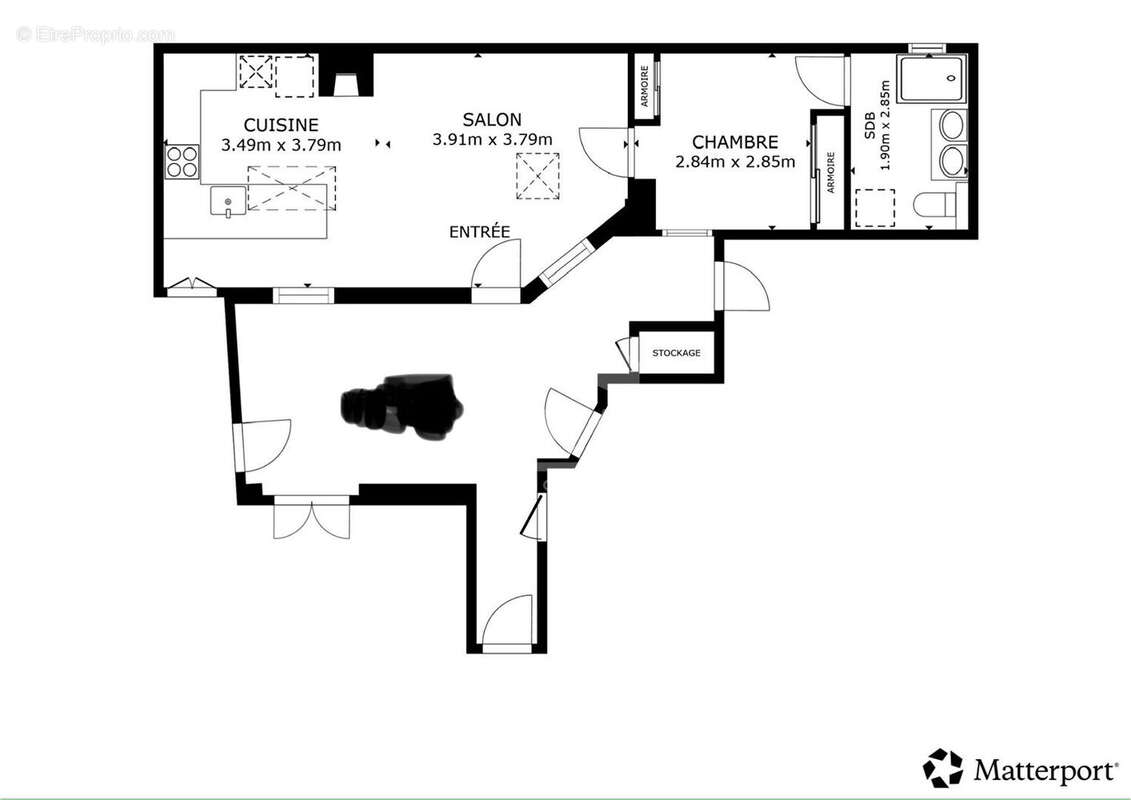Appartement à PARIS-17E