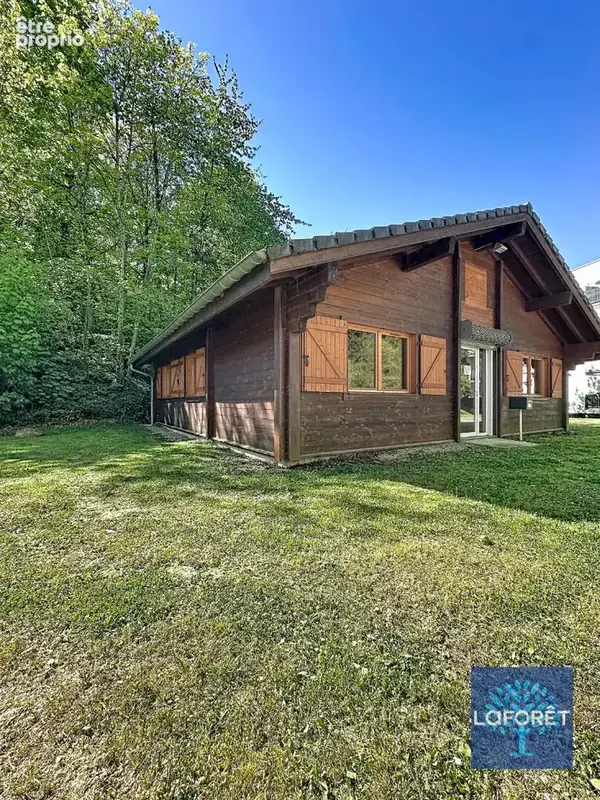 Nancy  maxéville hauteurs  rare  chalet bois de plain-pied  5 pièces  3 chambres possibles  2 parkings  dpe d - photo 2