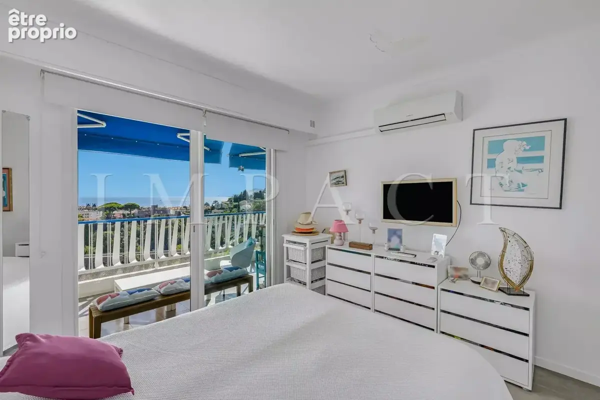 Cannes Petit Juas appartement 2 pièces vue mer à vendre - photo 7