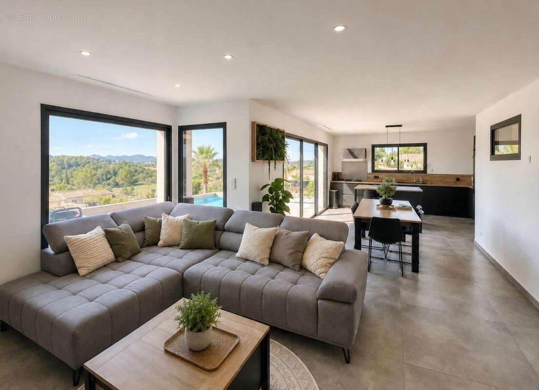 Villa contemporaine 5 pièces 150m²  Piscine chauffée - Garage - Vue panoramique - photo 2