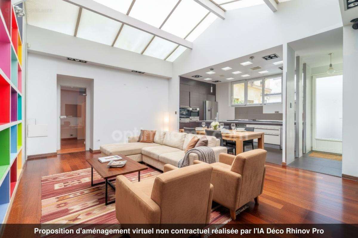 loft avec verrière et patio interieur à vendre 8 pièces 3 chambres - photo 4
