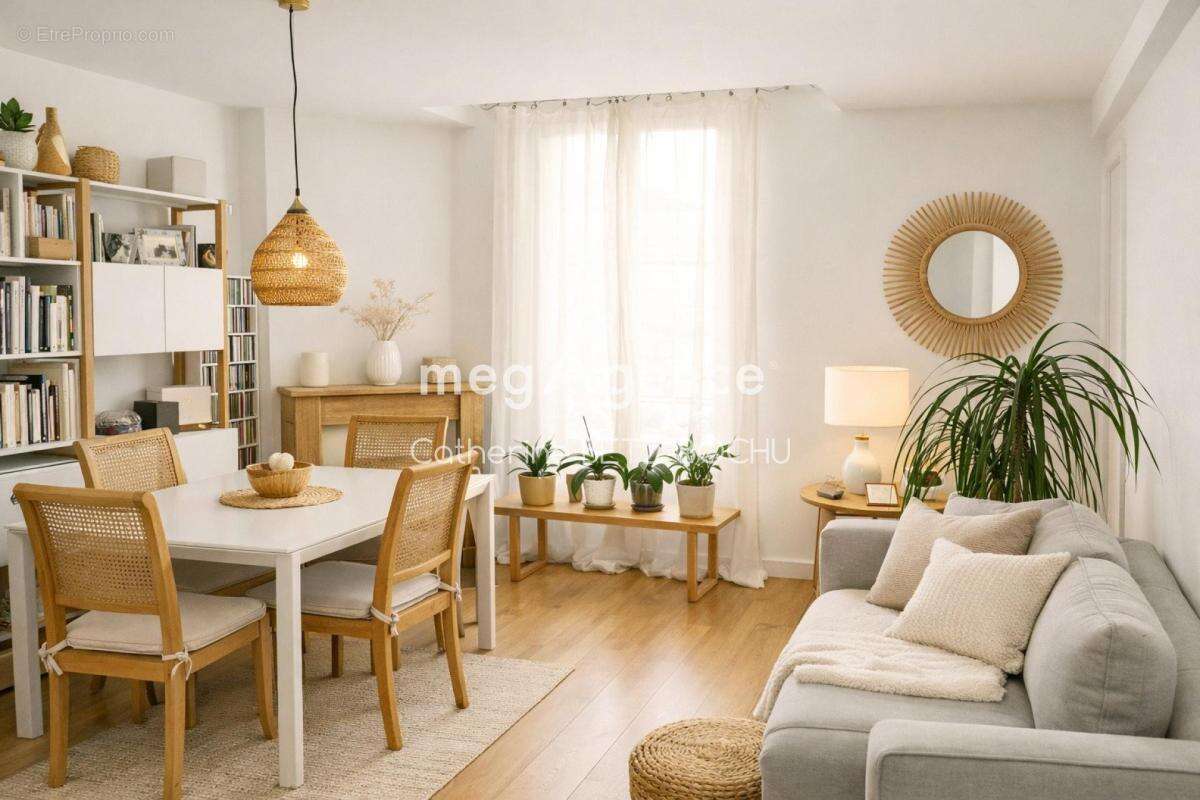 “Grand 3 pièces duplex avec espace sous combles pour : bureau / télétravail / couchage supplémentaire - photo 2