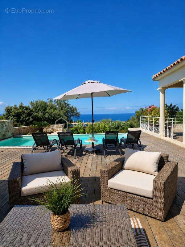 Villa avec vue mer et Cap Corse, piscine, appartement indépendant – Monticello - photo 8