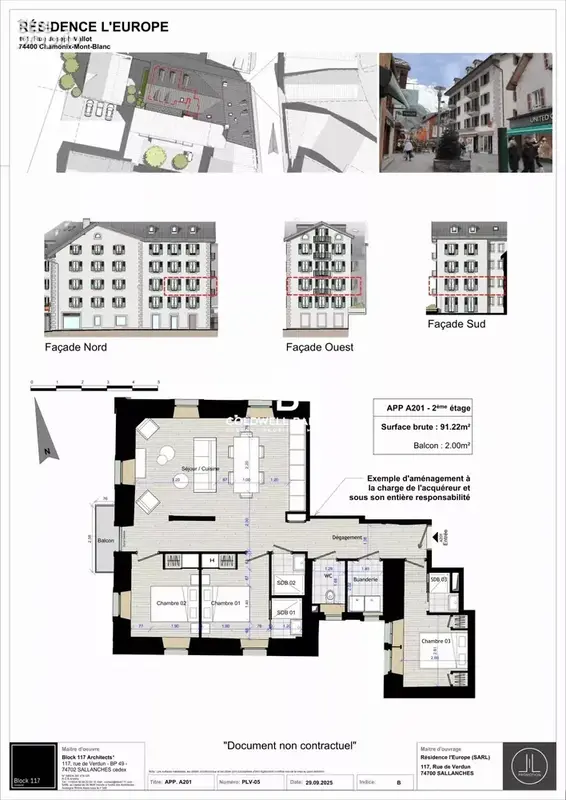 Appartement T4, 3 chambres, 91m² - CHAMONIX secteur Centre ville - photo 7