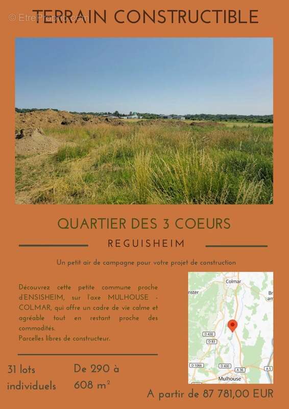 Terrain à REGUISHEIM
