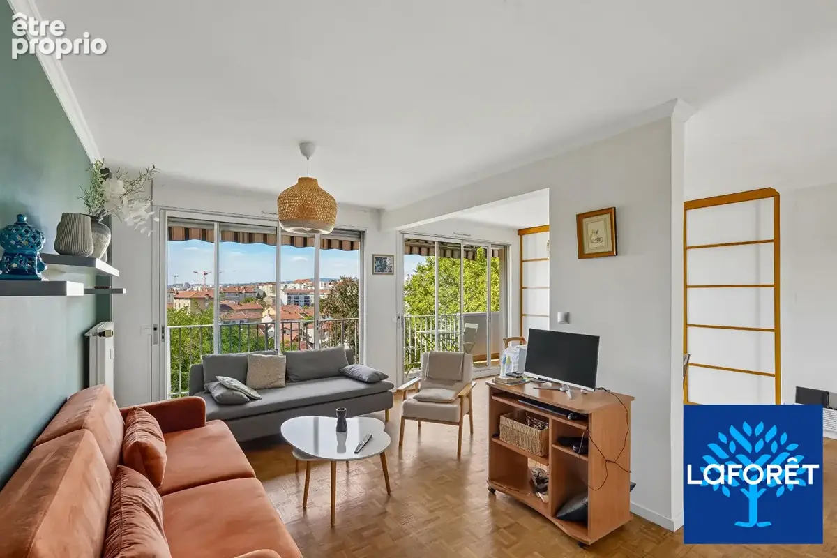 Appartement Villeurbanne 3 pièces 75m2 balcon - photo 2