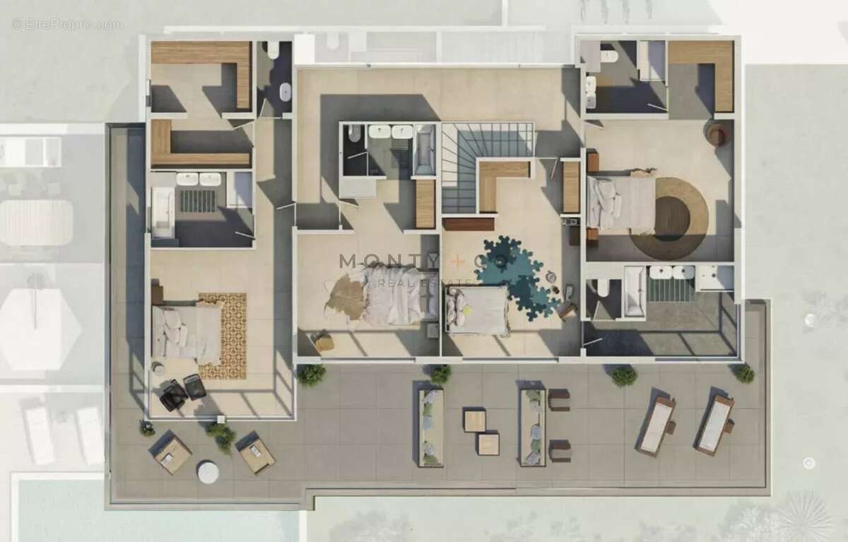 Vente villa 5 chambres vue mer dans un domaine privé a Grimaud - photo 7