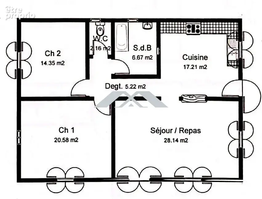 LOGEMENT 1 (RDC)