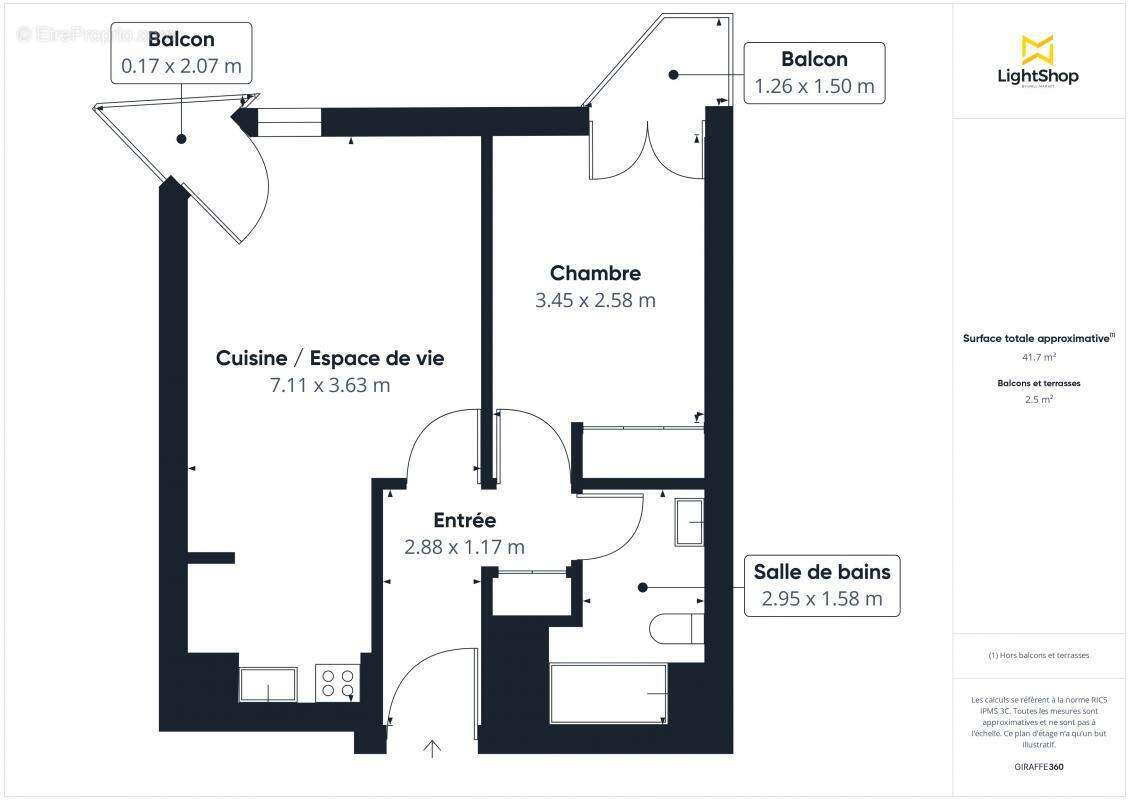 Appartement à LEVALLOIS-PERRET