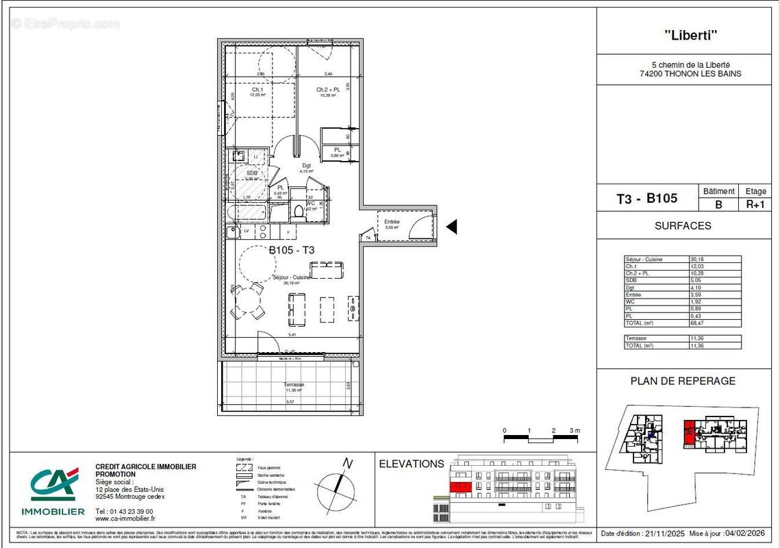 Appartement à THONON-LES-BAINS