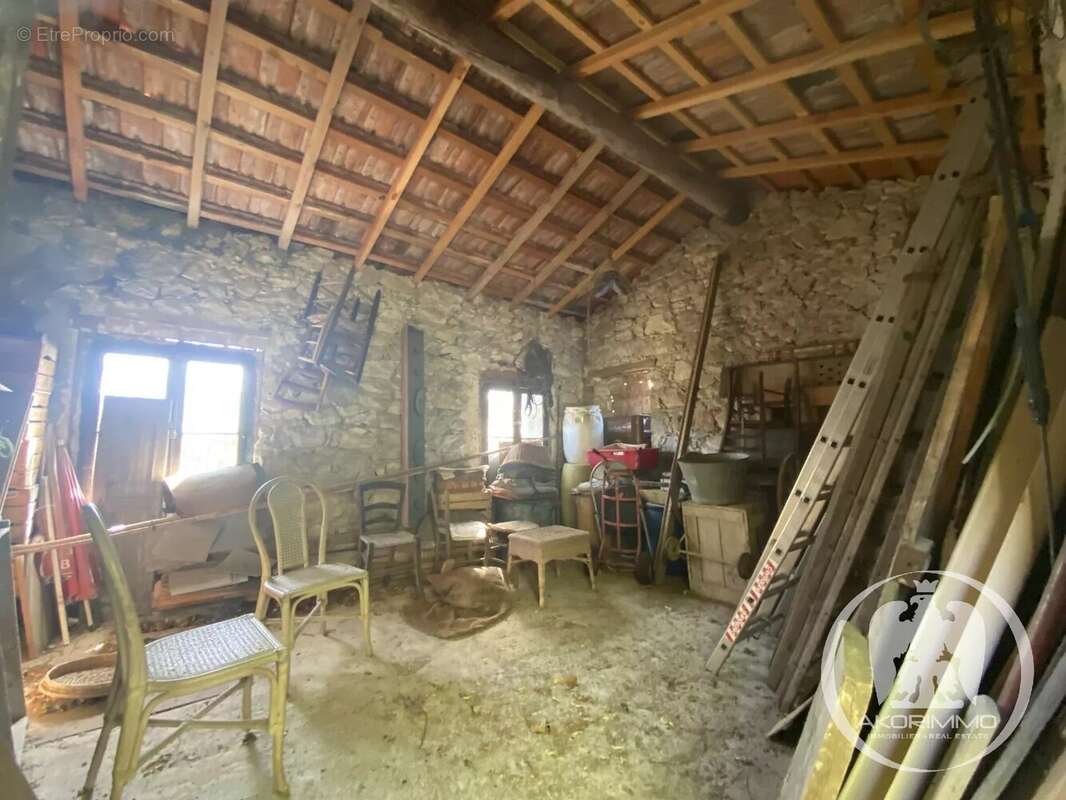Grange en pierre 2 pièces à Bonson, 45 m², vue nature - photo 3