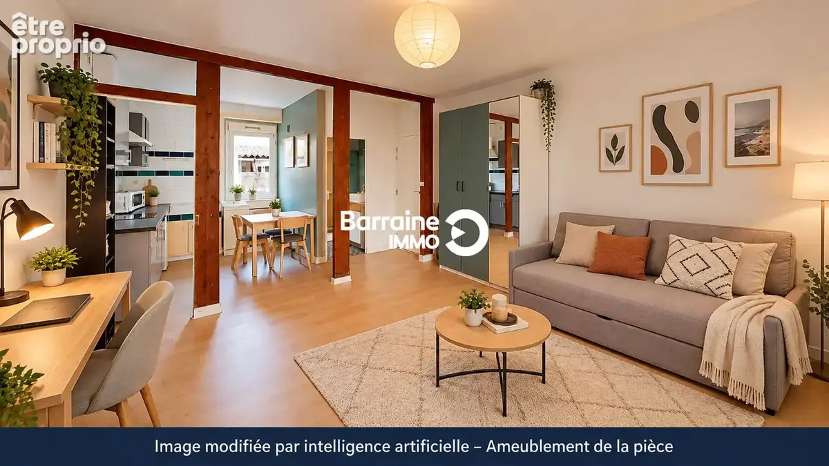 Exlusivite a vendre brest rive droite appartement t1 30.32m² - photo 8