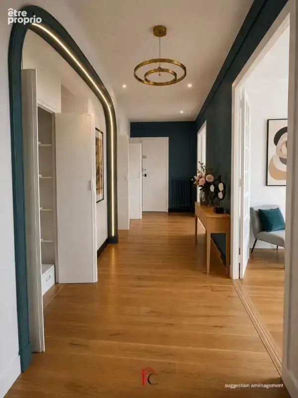 Appartement 112 m² Hyper-centre de Verneuil 3 chambres séjour double  2 parkings - photo 7