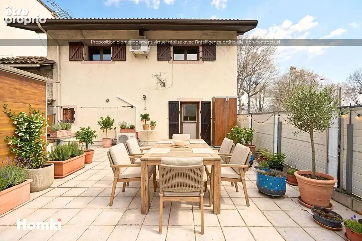 Maison de villesur 3 niveaux composée d’un T2 et d’un duplex T5 + cour, jardin, garage double avec fort potentiel – Échirolles s - photo 9