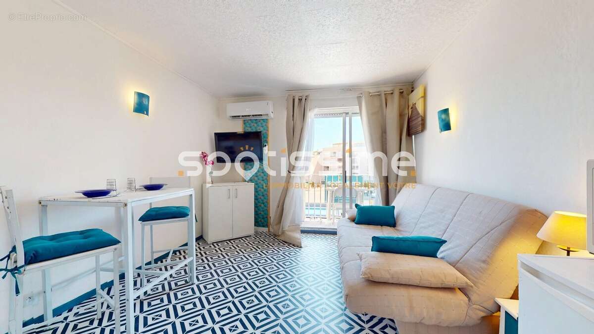 Studio climatisé avec ascenseur, piscine et gardien  Centre Port du Cap d'Agde - photo 6