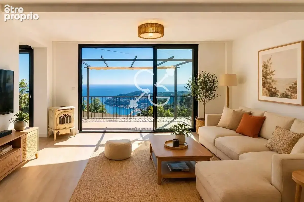 Exclusivité - villefranche-sur-mer – villa 3 pièces – 51 m² – vue mer panoramique – terrasses – garage - terrain 250 m² - photo 3