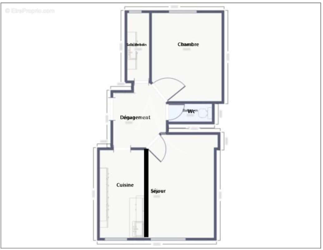 Appartement Vitry Sur Seine 2 pièce(s) 38.40 m2 - photo 11