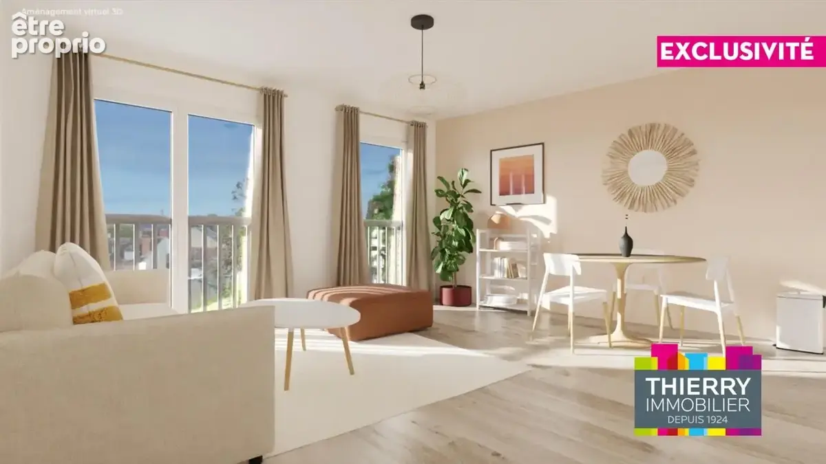 Appartement 3 pièces 60 m² à vendre à Nantes (44100) - photo 2