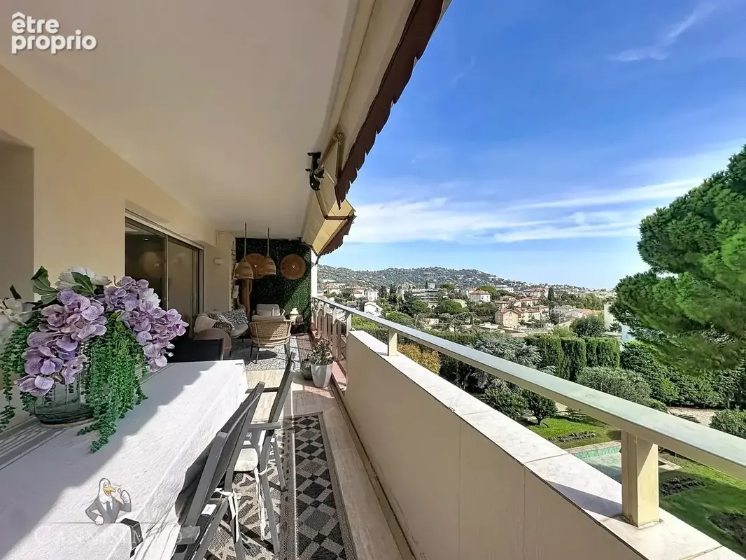 Appartement 4 pieces vue mer cannes grande terrasse - cave garage - photo 21