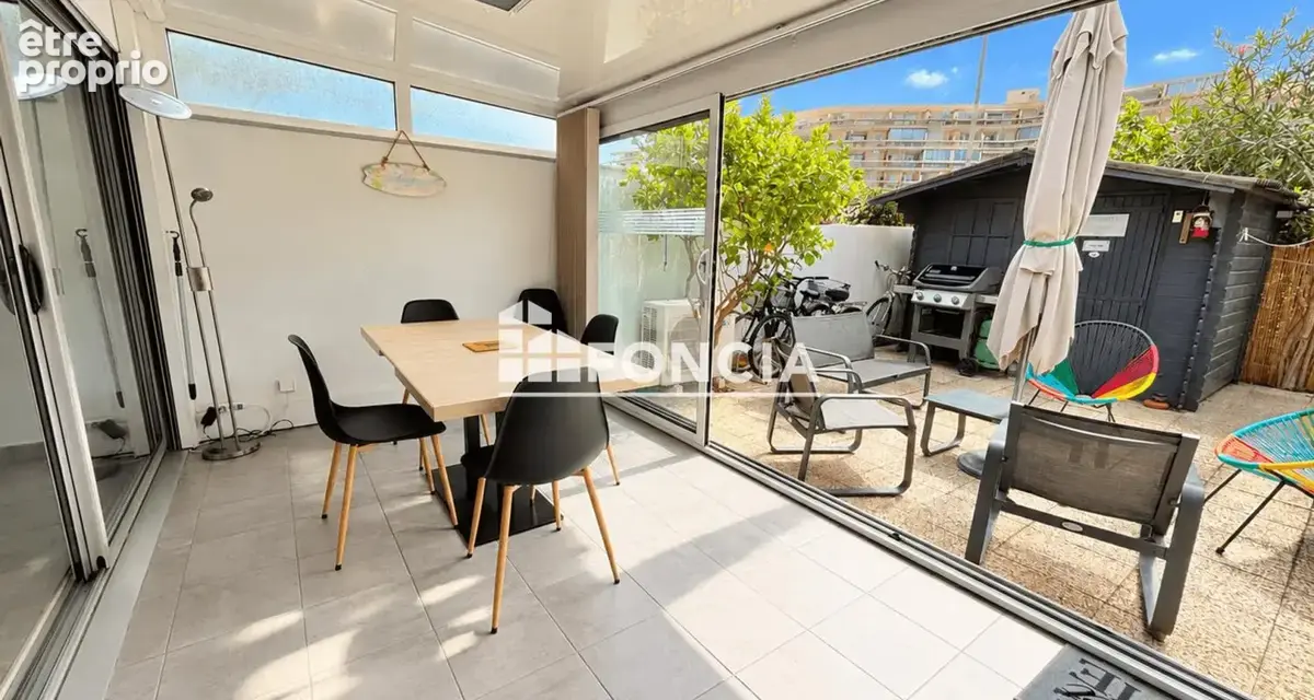 Canet sud – maison t3 – véranda 10 m² – grand jardin – parking privatif – vue mer – à 100 m de la plage - photo 4