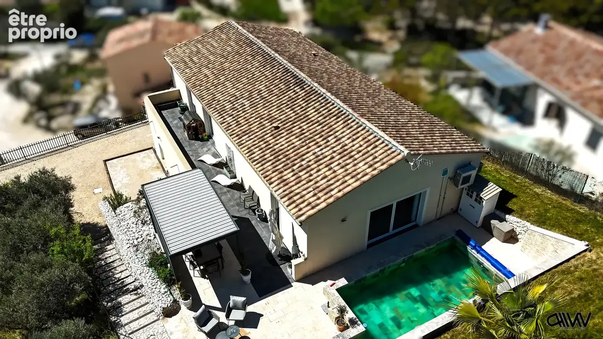 Villa contemporaine 2018 de 150m2  dpe a  piscine pierre de bali  300m du village  caumont-sur-durance - photo 25
