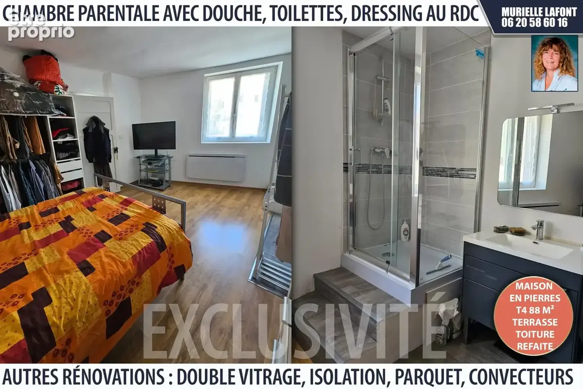Maison de village T4 rénovée avec extérieur - photo 8