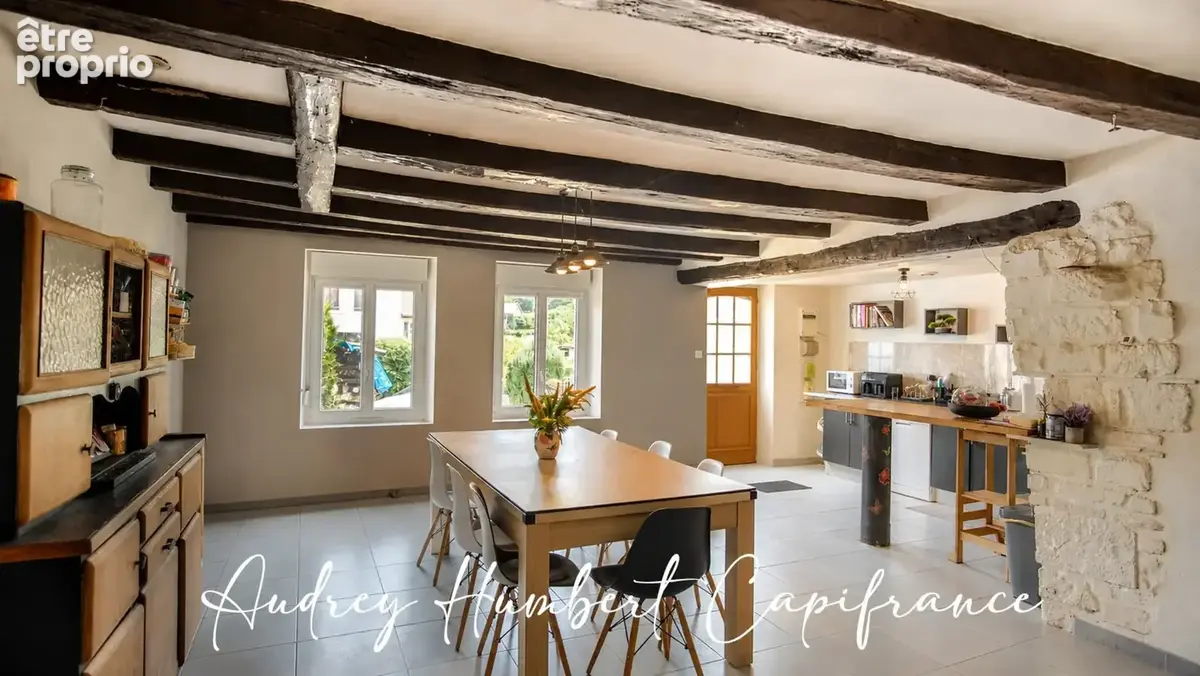 Maison à vendre SAINT MAURICE SOUS LES COTES (55) - grand séjour et salon- poele à bois - grange et jardin - photo 2
