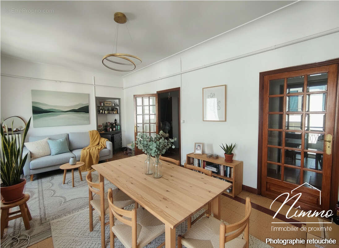 Nimes proche arenes appartement t4 dernier etage balcon cave - photo 2