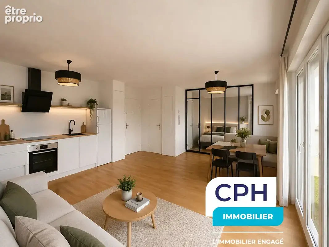Studio + balcon + parking  de 33.36 m2/ paris 18e avenue de la porte des poissonniers - photo 3