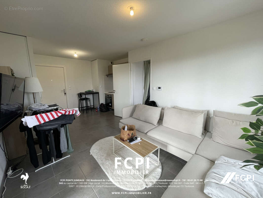 Appartement deux pièces 39 m2 - SEYSSES - photo 3