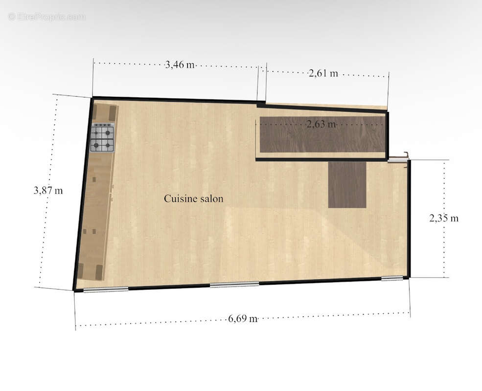 Appartement à LE BAR-SUR-LOUP