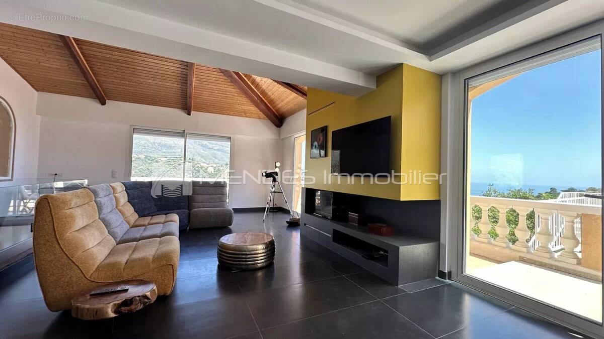 Vue mer panoramiques - villa menton - - photo 3