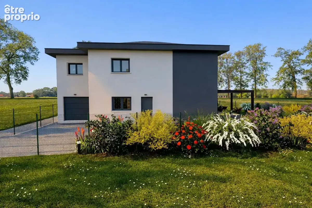 Ornex 01210, villa individuelle 141m2, 4 chambres, jardin et garage - photo 2