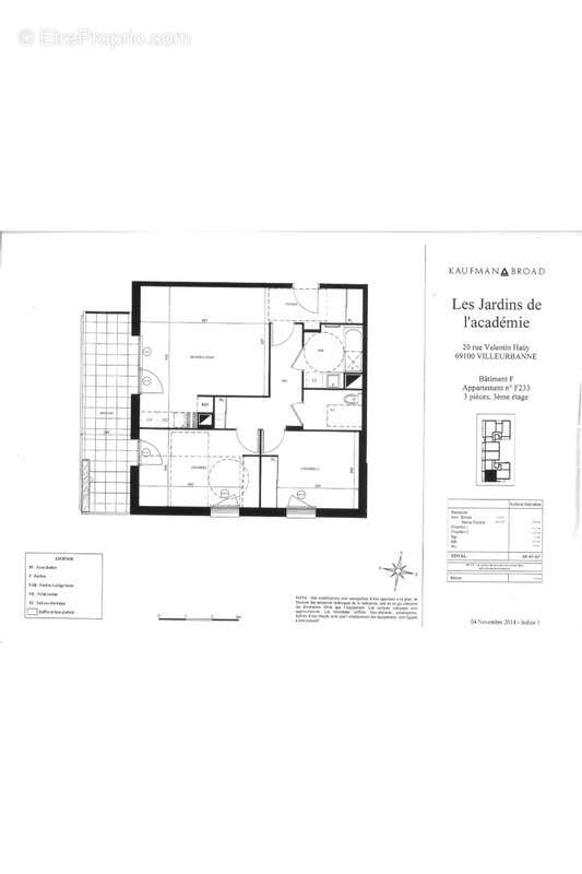 Appartement à VILLEURBANNE