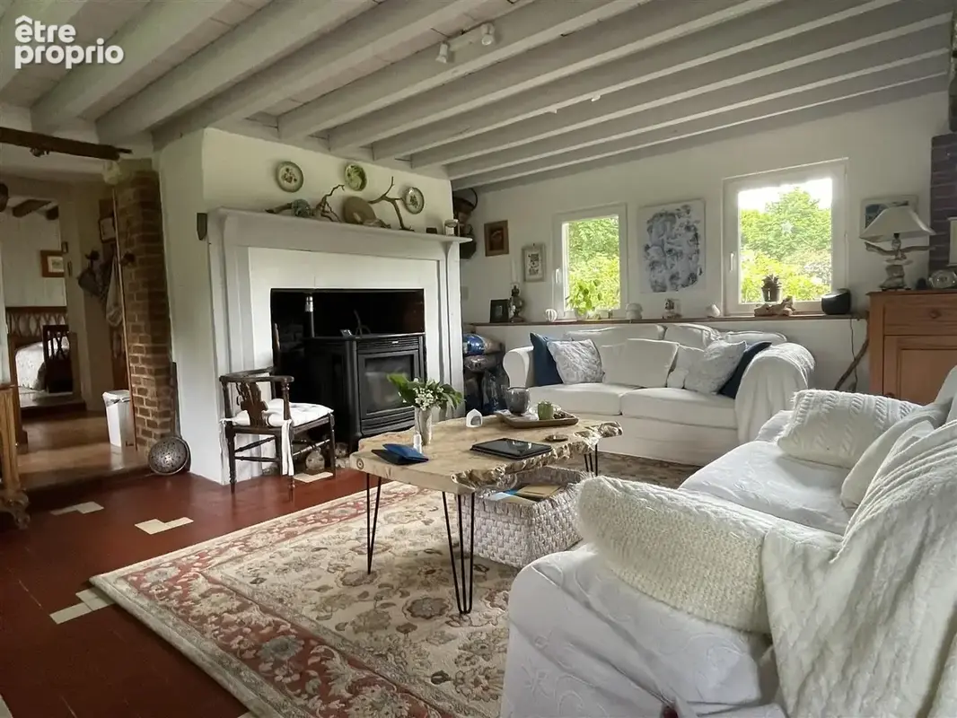Proximité immédiate pays d'auge, à 2h15 de paris, à 1h de la mer, l'agence cazin immobilier vous propose à la - photo 4