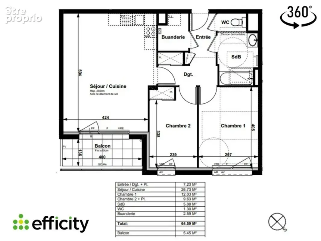 Appartement - photo 3