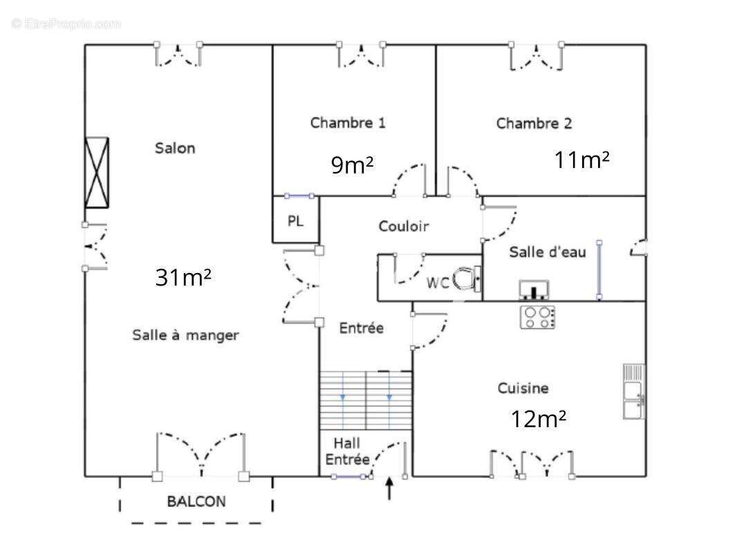 Maison 97 m² à Nogent-Le-Rotrou  - photo 3