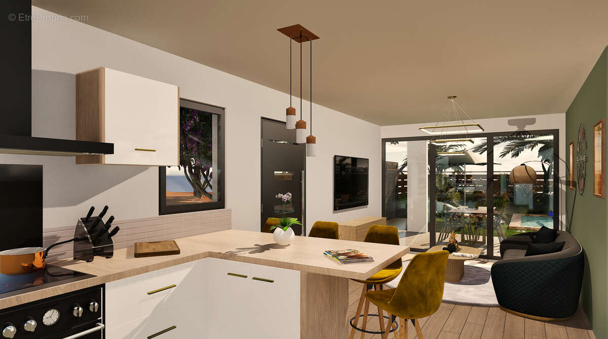 Villa T5 de standing de 124.74 m² - SAINT PIERRE - Vue mer - photo 5