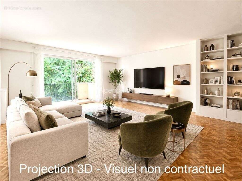 Meudon observatoire / environnement privilegie / vaste appartement familial / 3 chambres / 2 balcons - photo 2