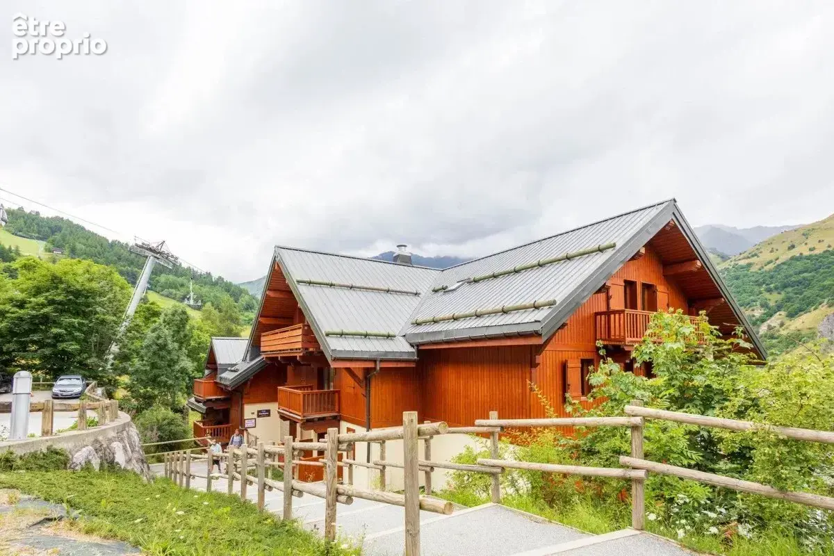 Charbonnières, Valloire — 31 m² rénové, balcon vue montagnes, à 50m des pistes - photo 3