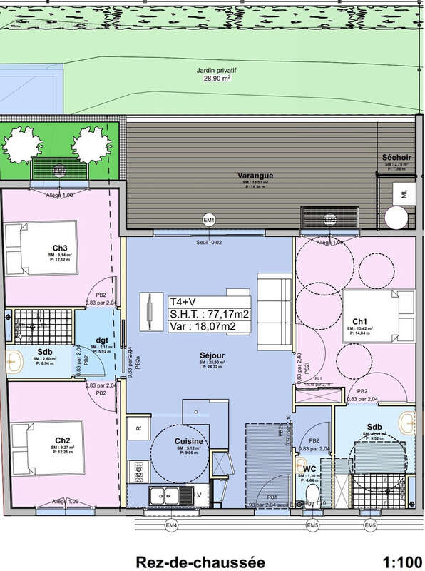 Appartement à SAINT-PAUL