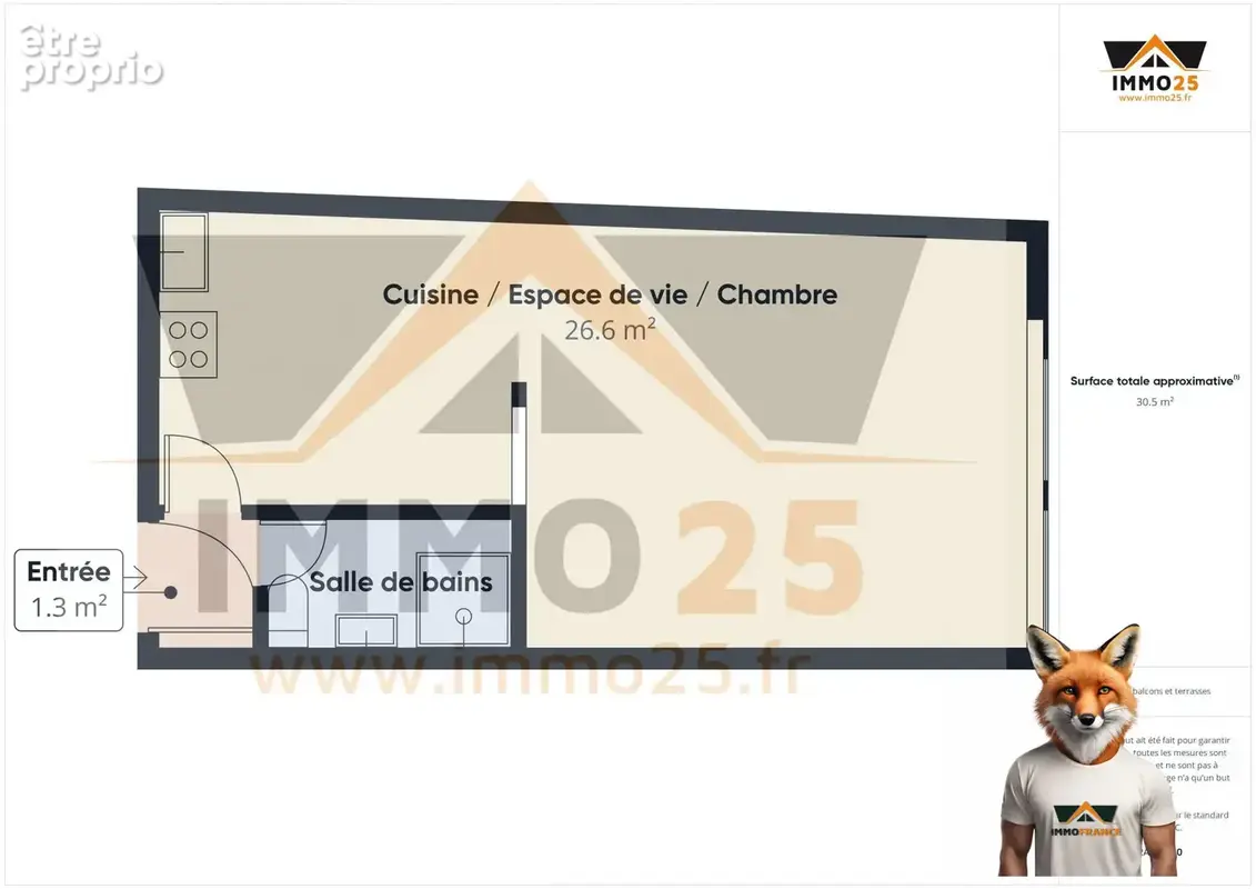 Appartement 1 pièce 32 m² à vendre à Besancon (25000) - photo 8