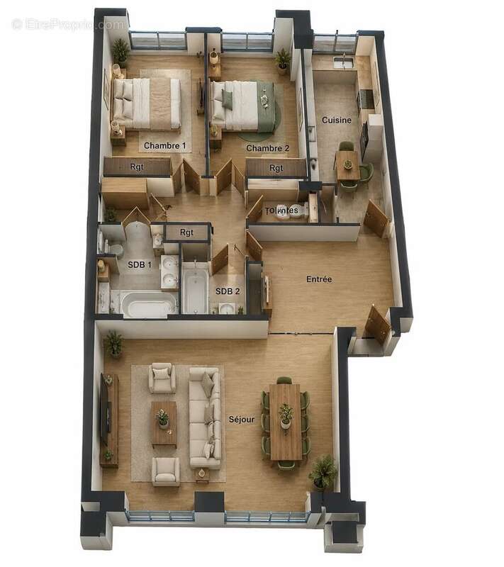 Appartement à PARIS-16E