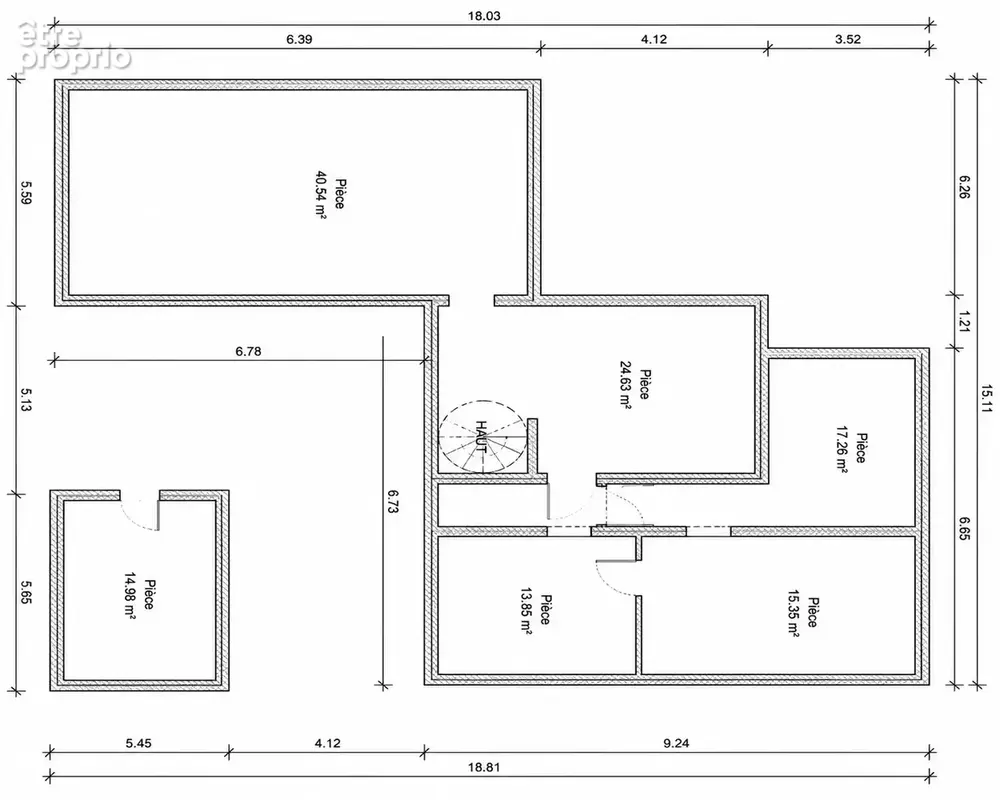 Saint-marcellin   local professionnel 159 m2 sur terrain de 651 m2 - photo 12