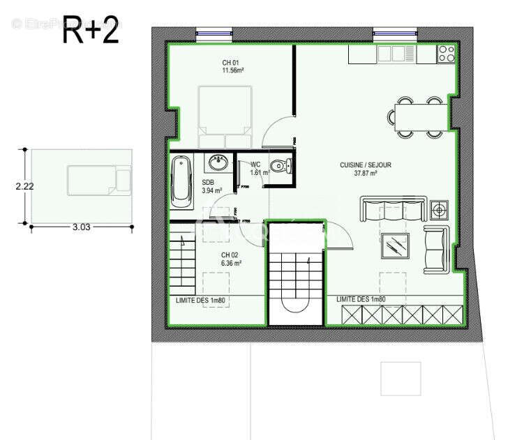 Appartement à CARVIN