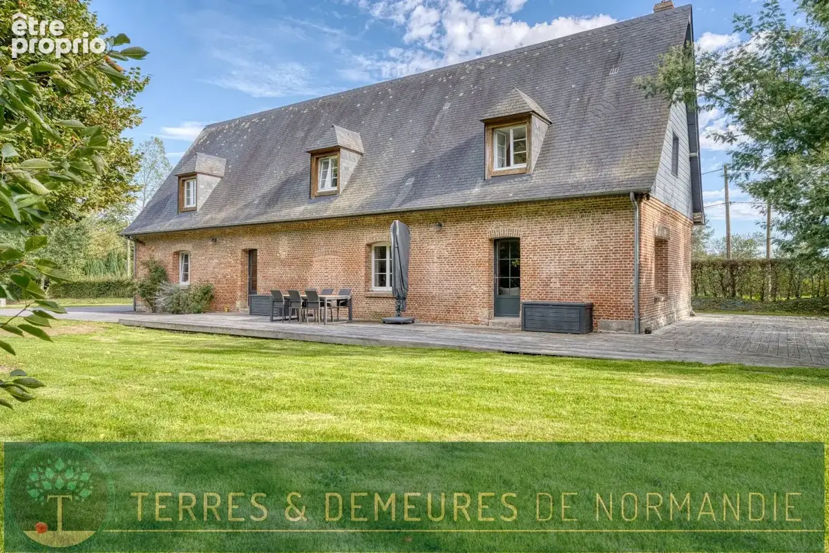En Normandie, entre Rouen et Dieppe dans un charmant village, Longère normande en briques, entièrement rénovée sur un terrain cl - photo 11