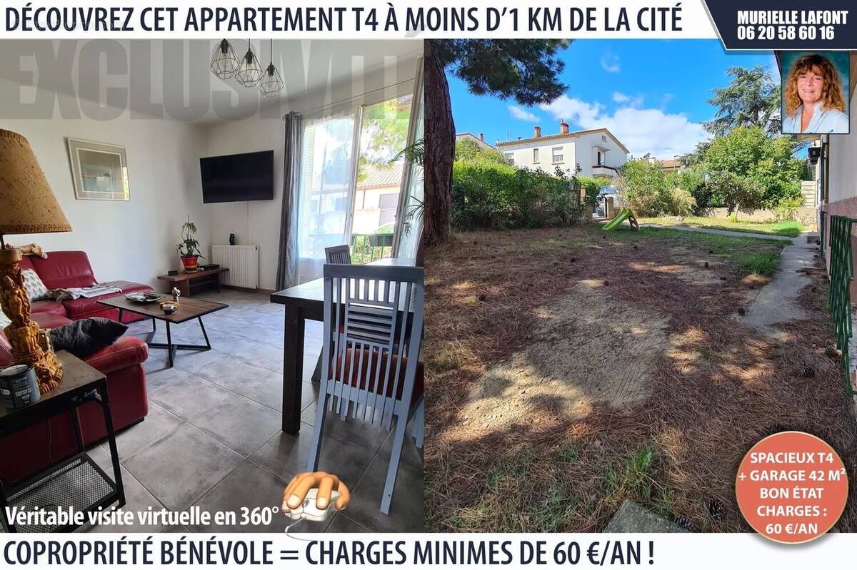 Appartement T4 avec garage et cellier - jardin partagé - photo 6