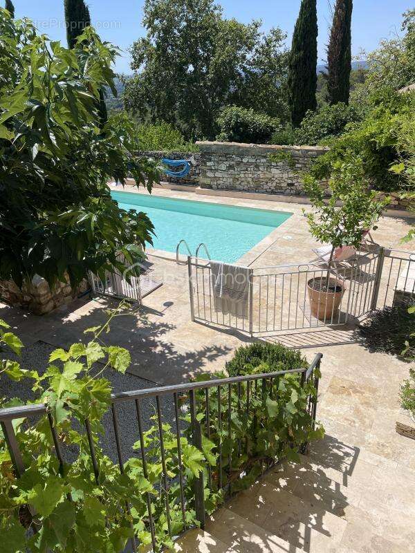 Maison de caractere avec jardin d'exception,piscine et vue imprenable-proche uzes - photo 24