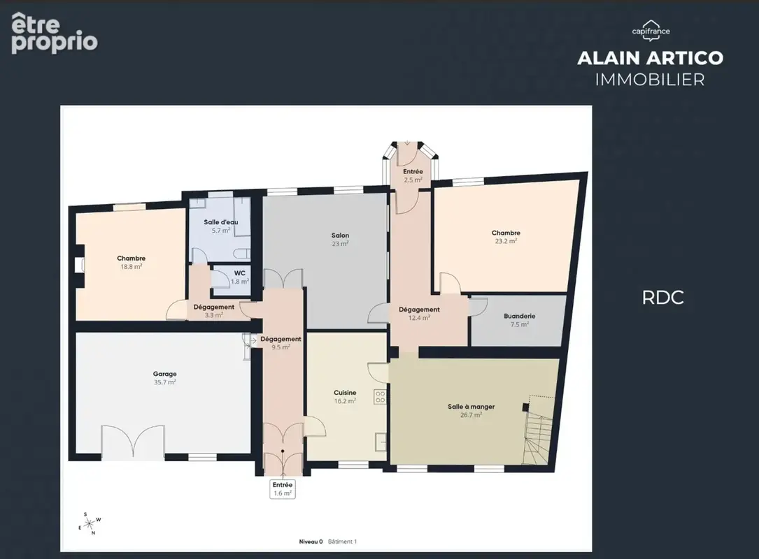 Maison bourgeoise 183 m² – jardin, 2 garages et double accès - photo 19